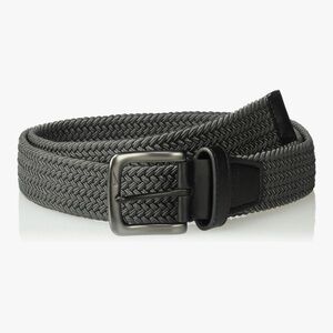 Nike G-Flex Woven Belt with Stretch in Dark Grey